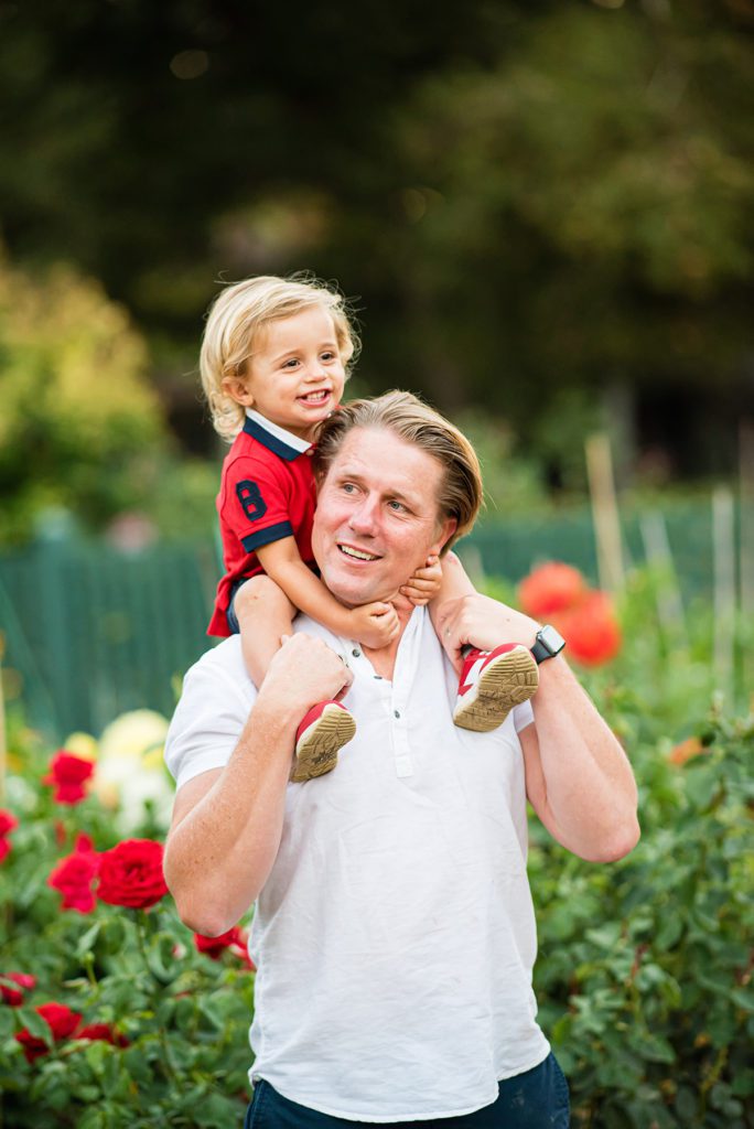 Kids Smiling For Family Portraits