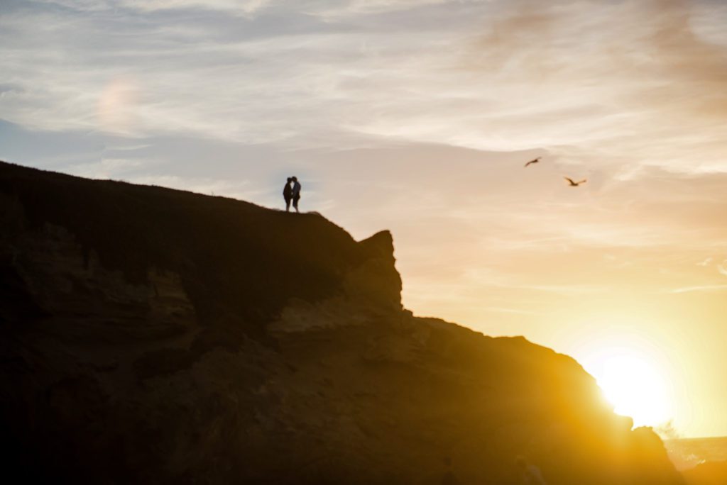 engagement portraits in Halfmoon Bay