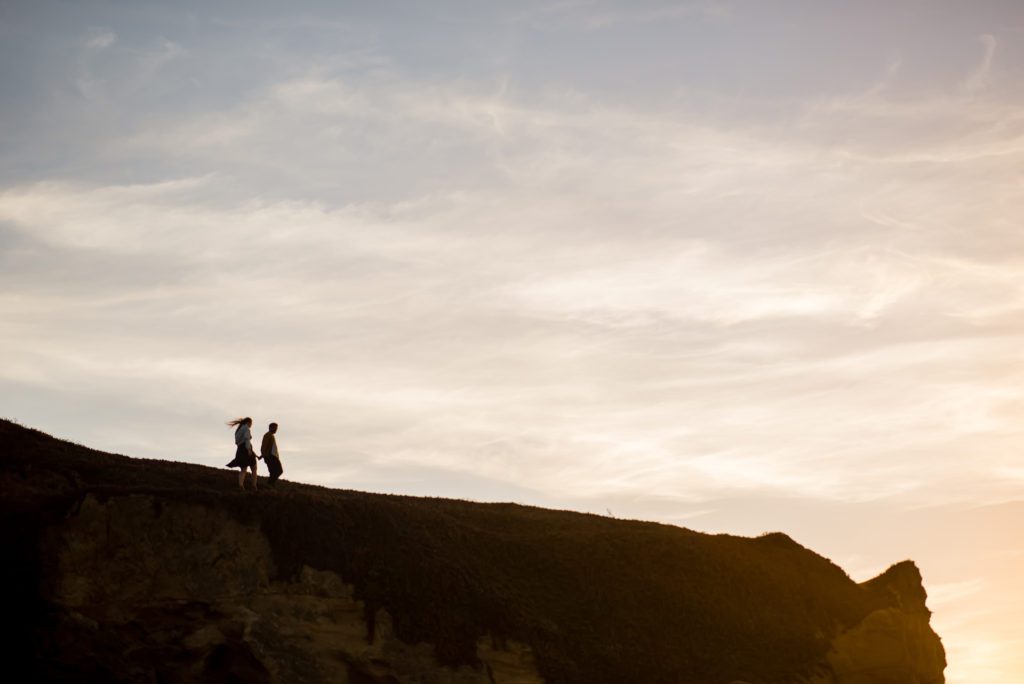 engagement portraits in Halfmoon Bay