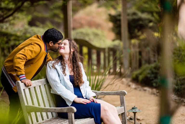 engagement portraits in Halfmoon Bay