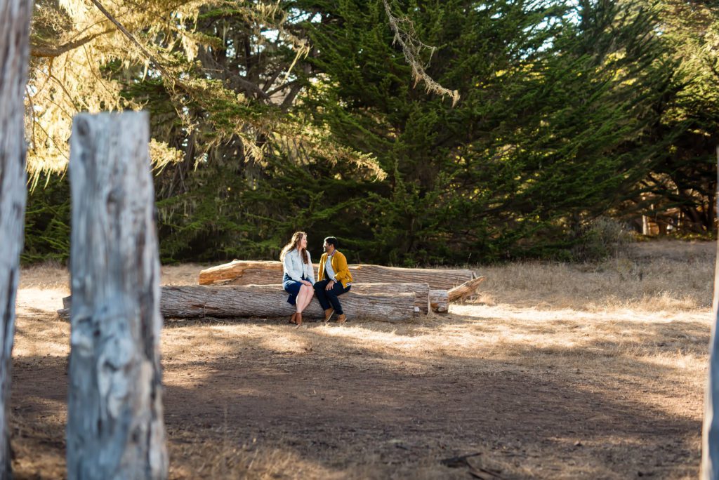 engagement portraits in Halfmoon Bay