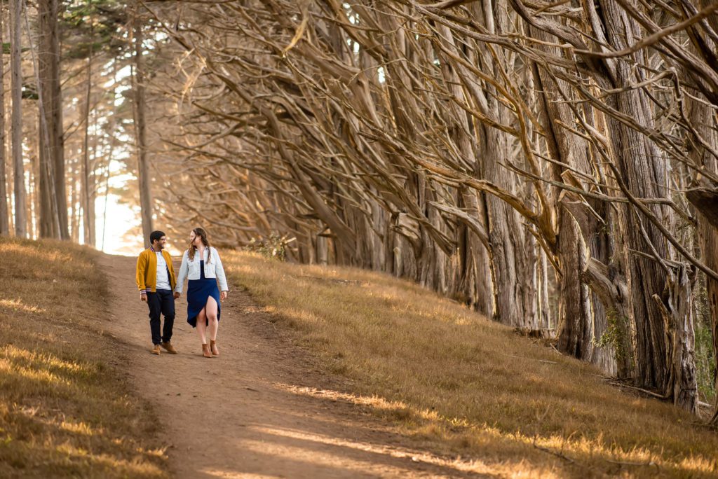 engagement portraits in Halfmoon Bay