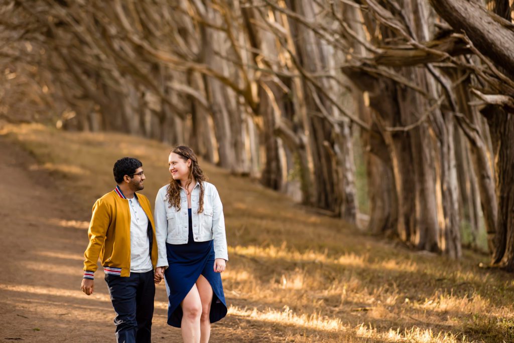engagement portraits in Halfmoon Bay