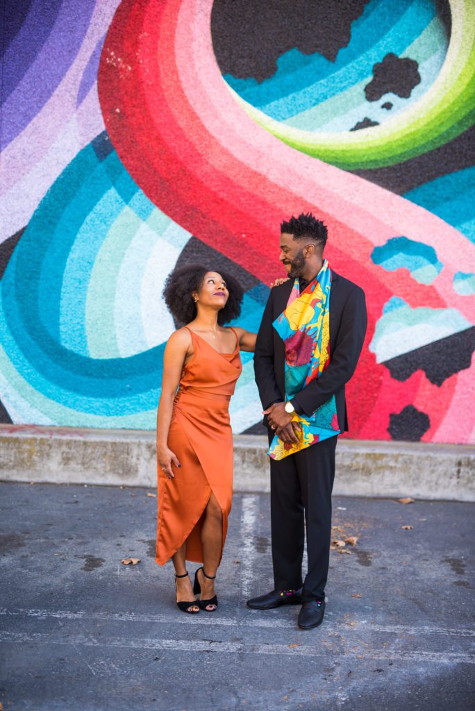 family portraits in downtown San Jose