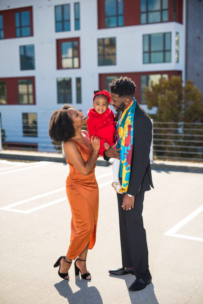 family portraits in downtown San Jose