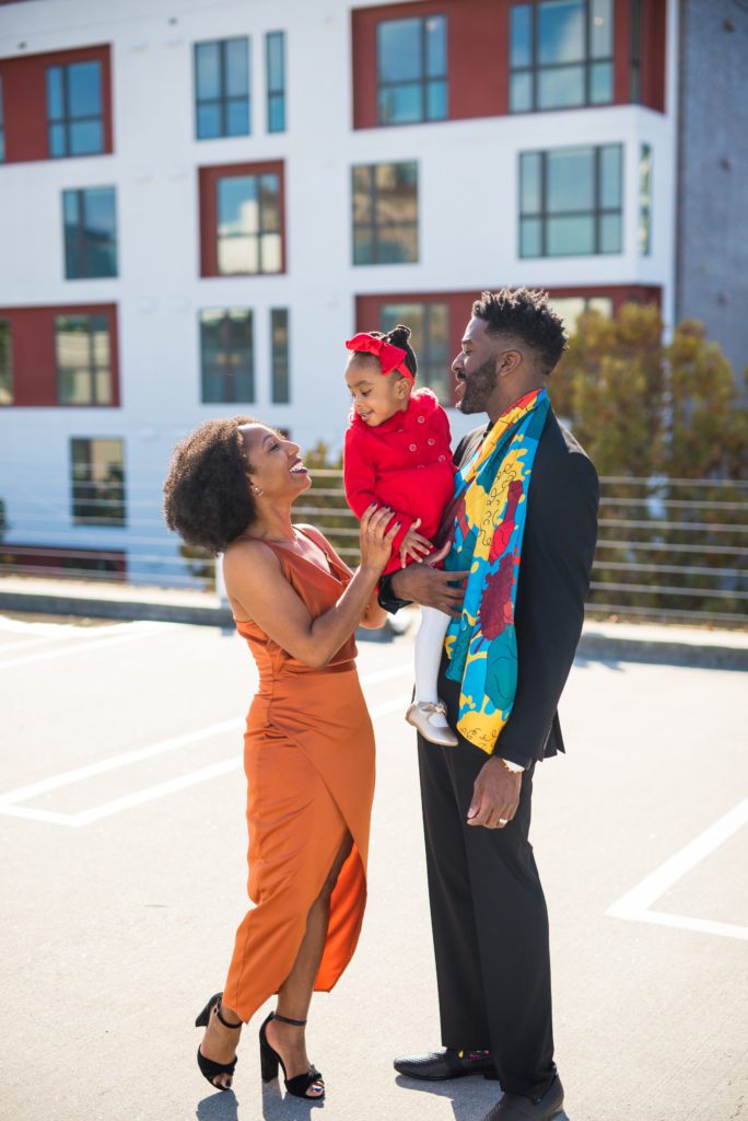 family portraits in downtown San Jose
