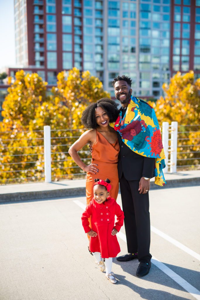 family portraits in downtown San Jose