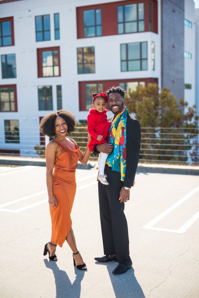 family portraits in downtown San Jose