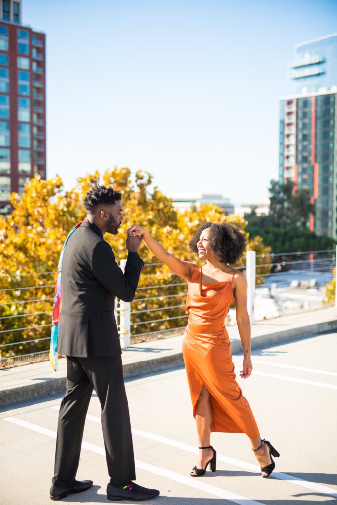 family portraits in downtown San Jose
