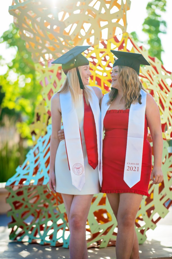 graduation portraits at santa clara university