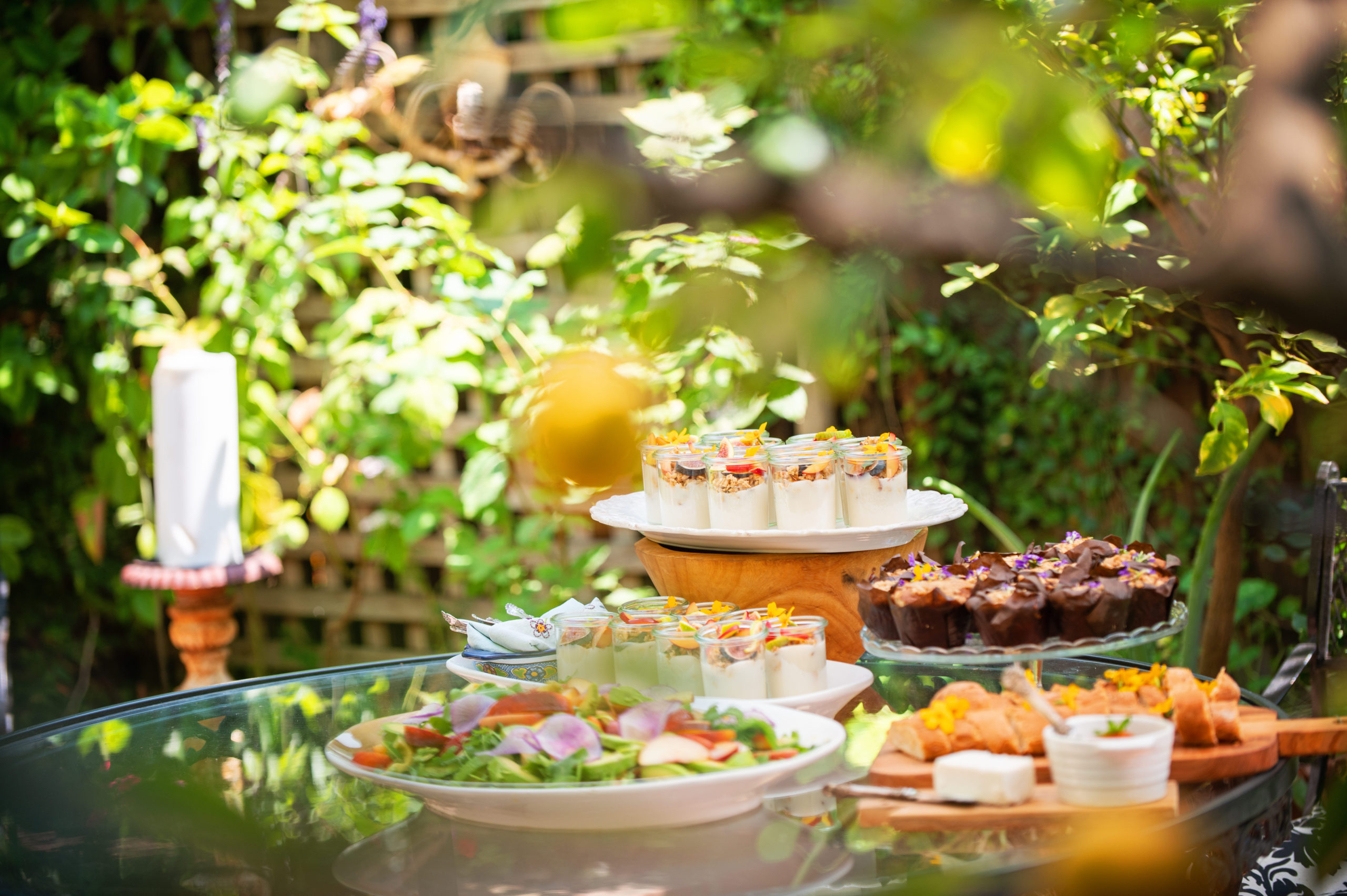 How To Throw An Elegant Backyard Bridal Shower Steven Cotton Photography