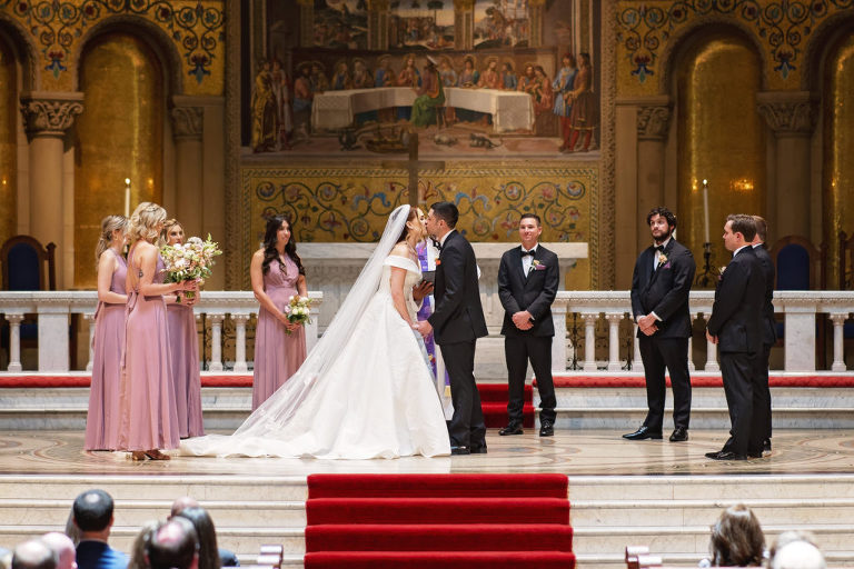 wedding photography at the Stanford Memorial Church