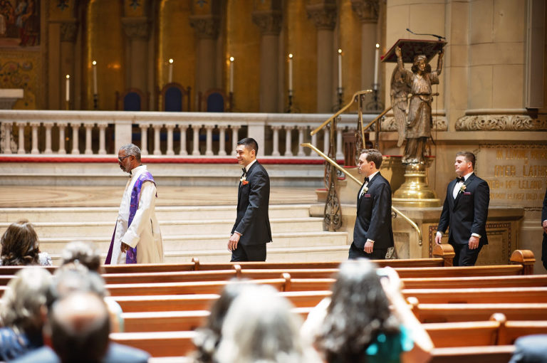 wedding photography at the Stanford Memorial Church