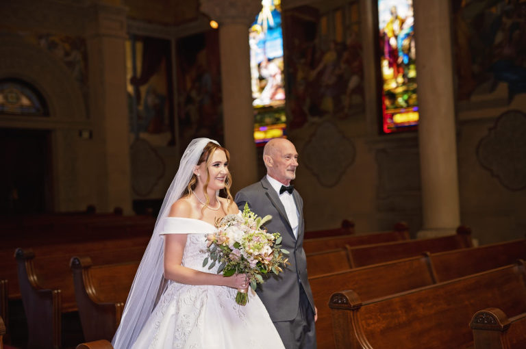 wedding photography at the Stanford Memorial Church