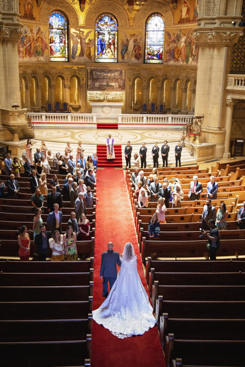 wedding photography at the Stanford Memorial Church