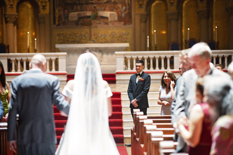 wedding photography at the Stanford Memorial Church