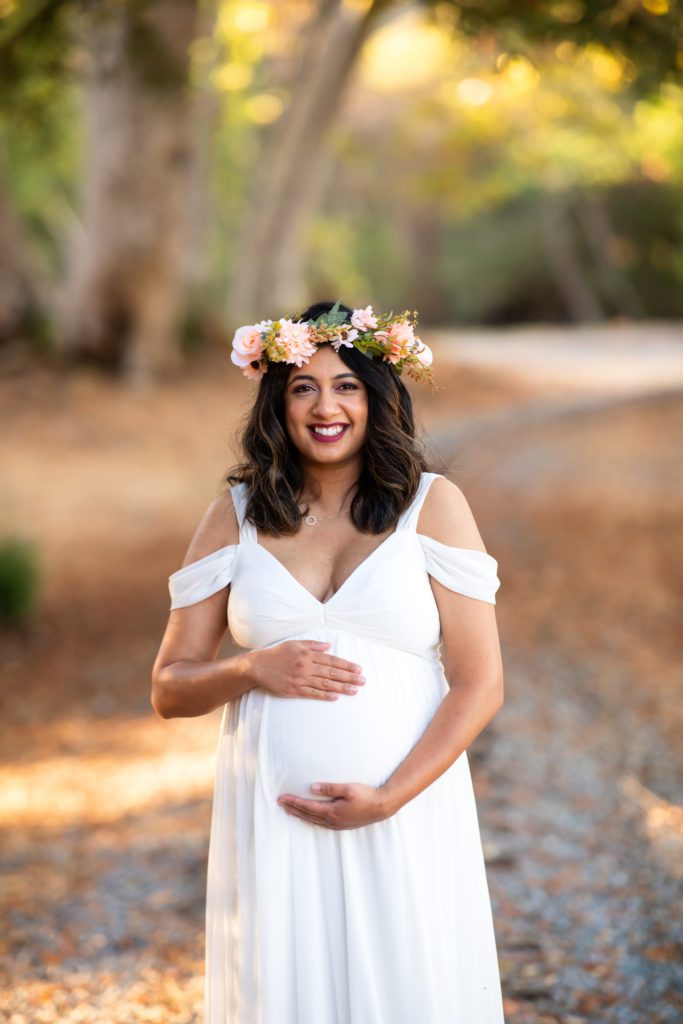 Is A White Dress Good For Maternity Portraits?