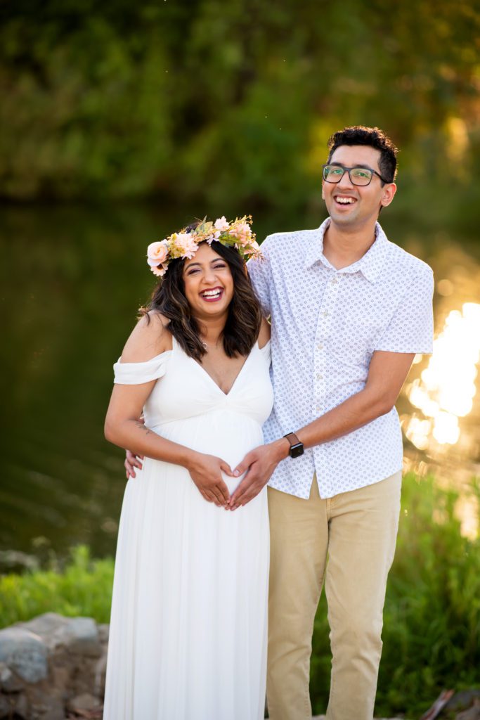 Is A White Dress Good For Maternity Portraits?