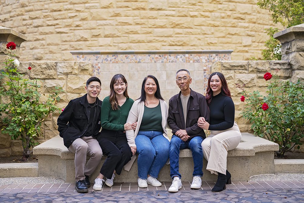 Family pictures at Stanford