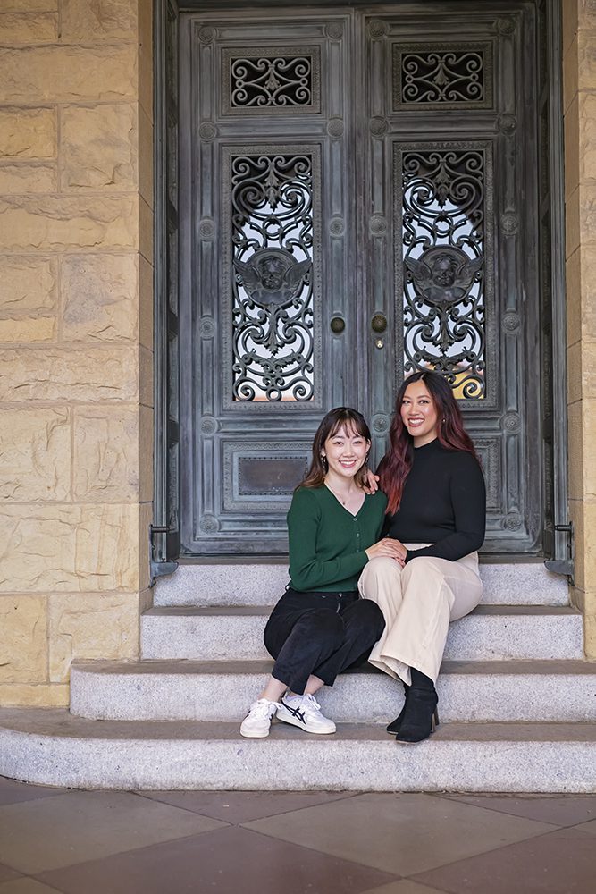 Family pictures at Stanford