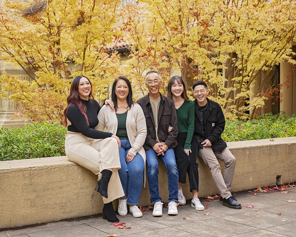 Family pictures at Stanford