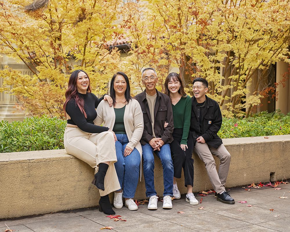 Family pictures at Stanford