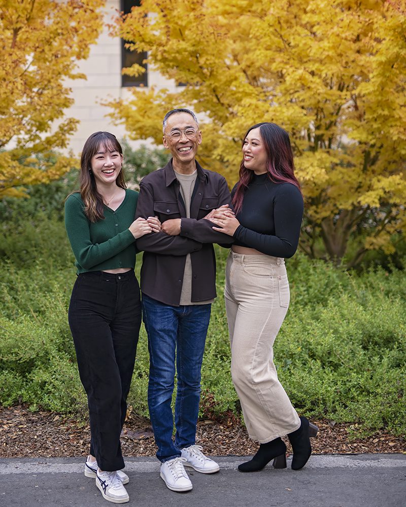 Family pictures at Stanford