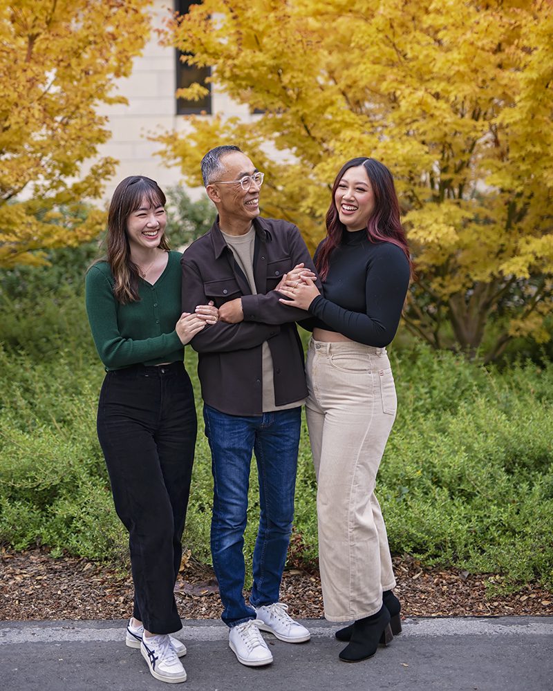 Family pictures at Stanford