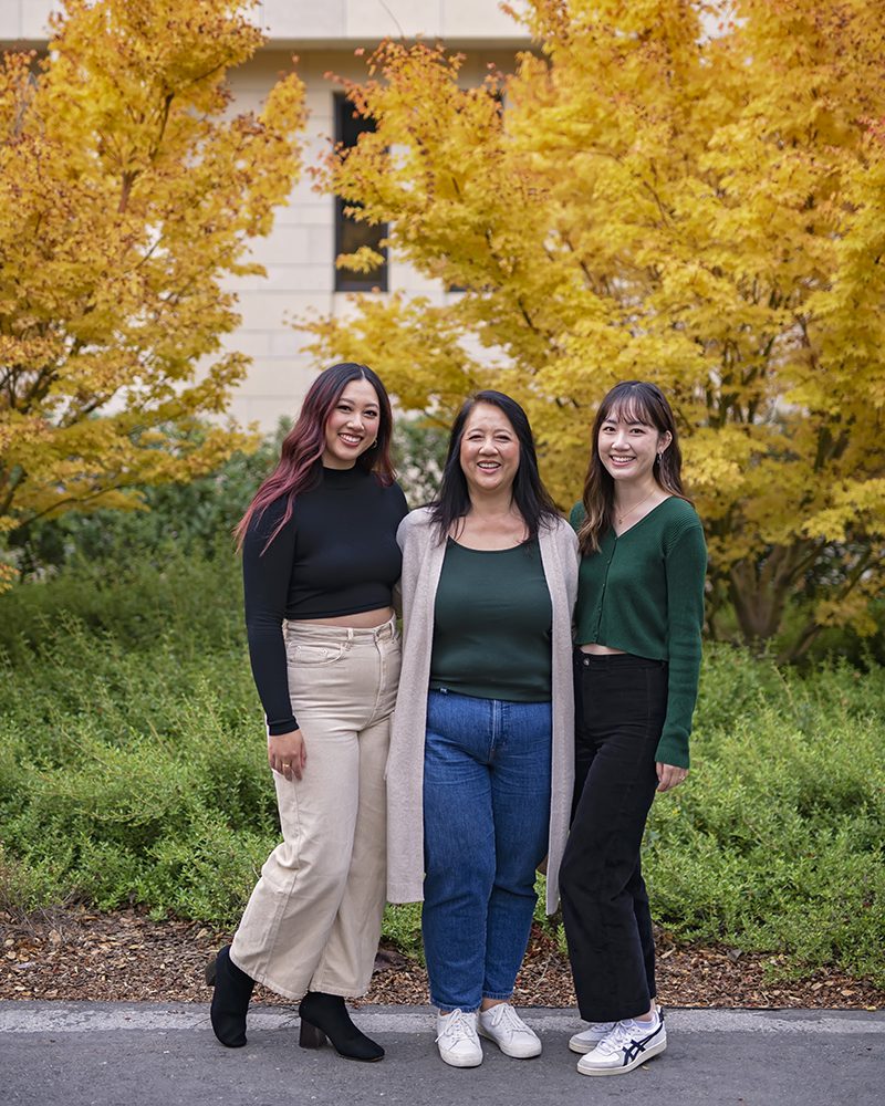 Family pictures at Stanford
