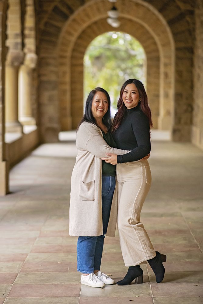 Family pictures at Stanford
