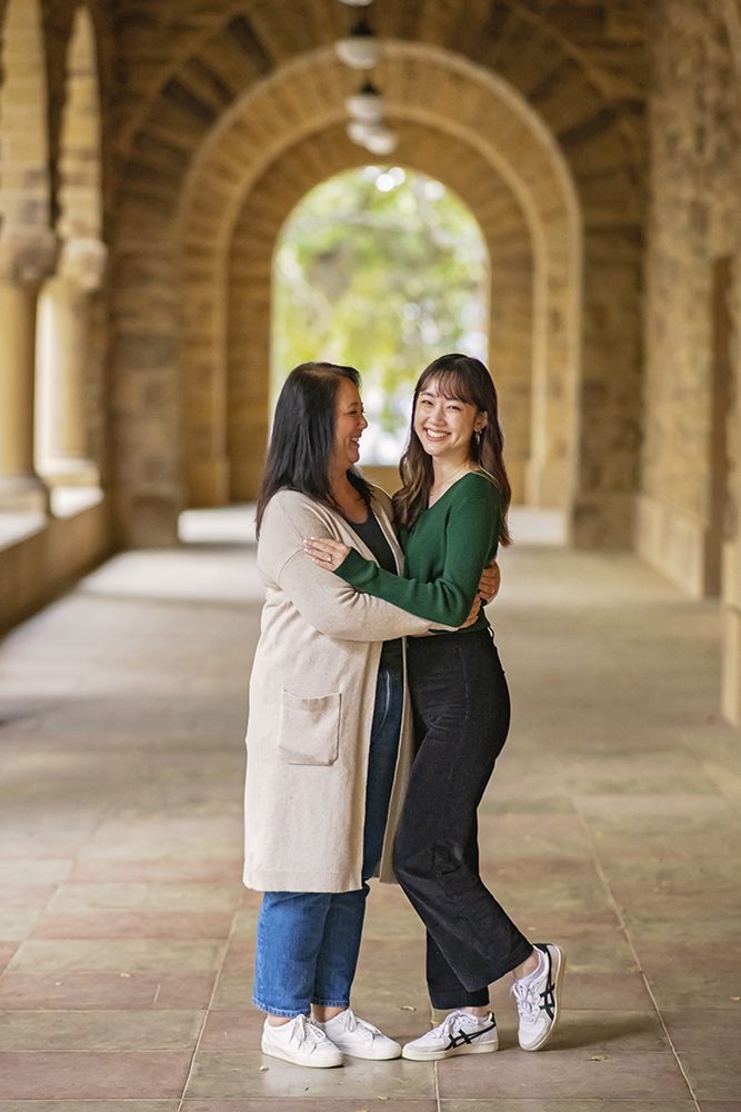 Family pictures at Stanford