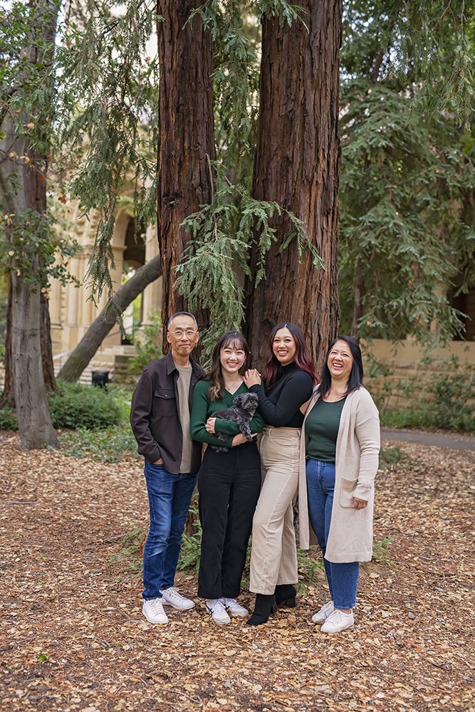 Family pictures at Stanford
