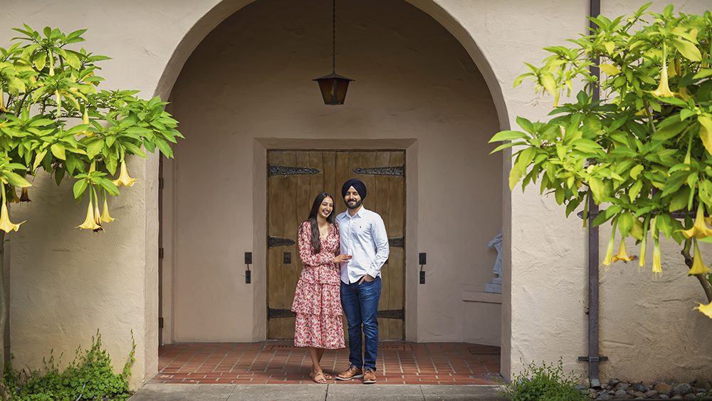 fun Graduation portraits at Santa Clara