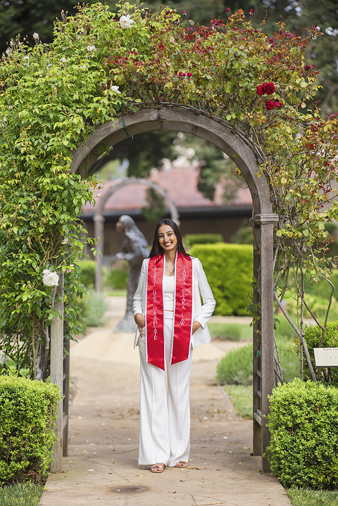 fun Graduation portraits at Santa Clara