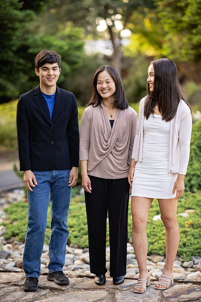 High school graduation portraits in Saratoga