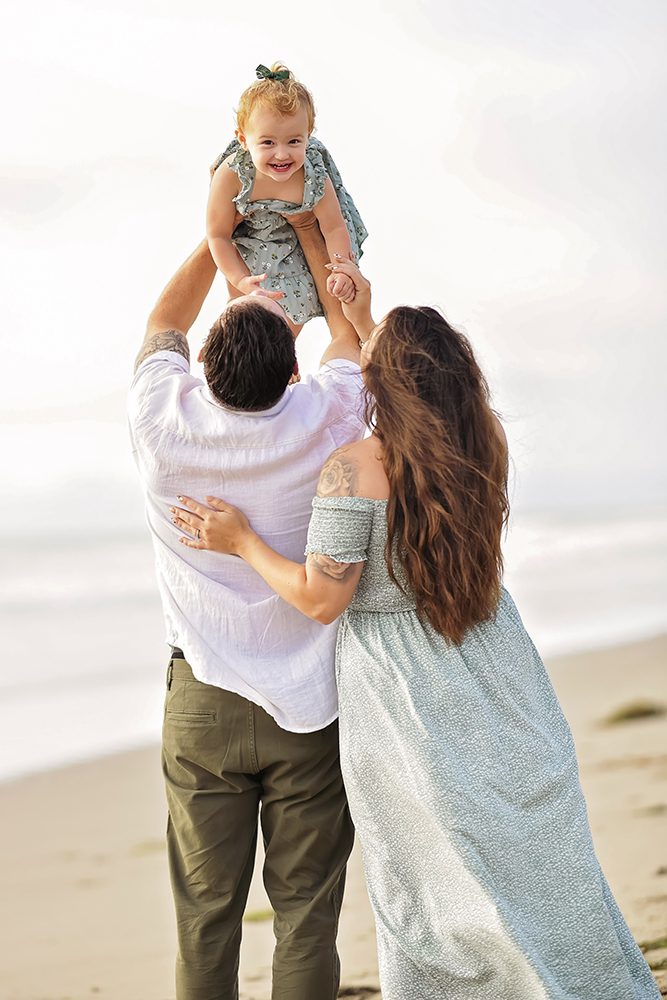 Beach family portraits
