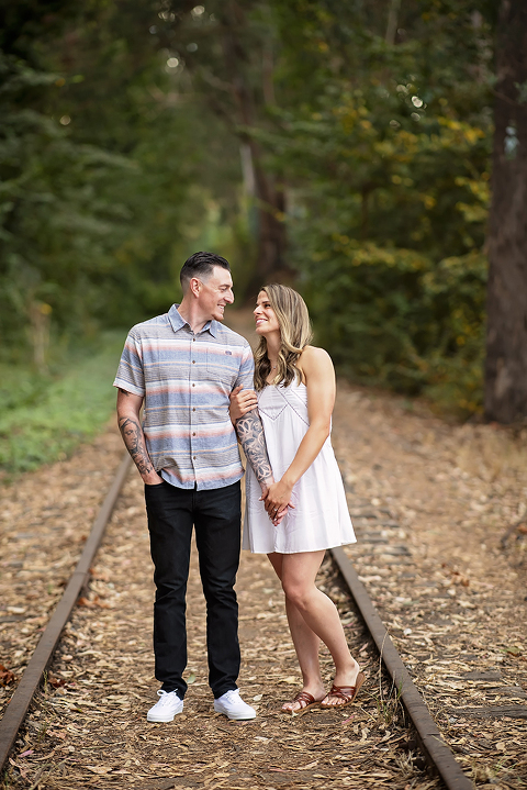 Beach Engagement Portraits in Capitola