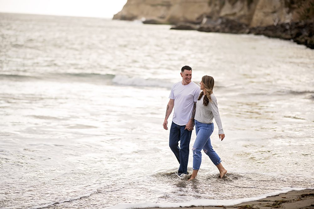 Beach Engagement Portraits in Capitola
