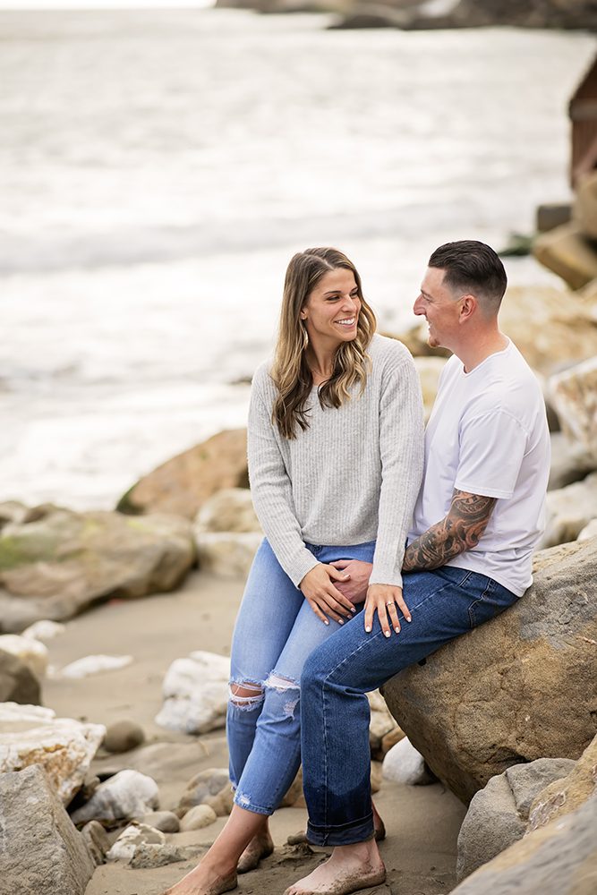 Beach Engagement Portraits in Capitola
