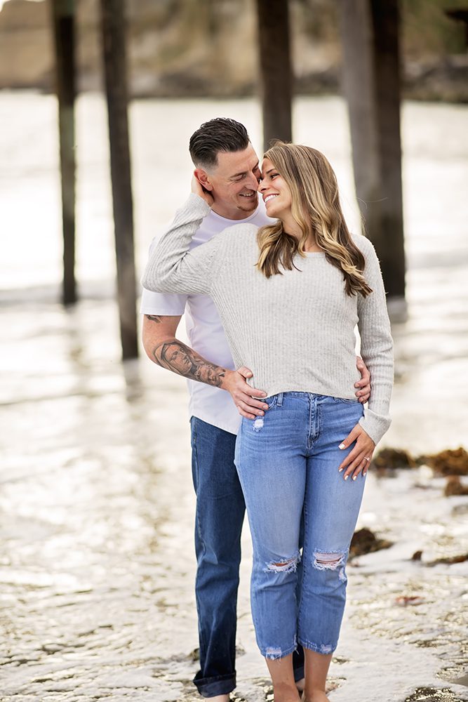 Beach Engagement Portraits in Capitola