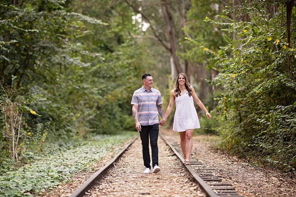 Beach Engagement Portraits in Capitola