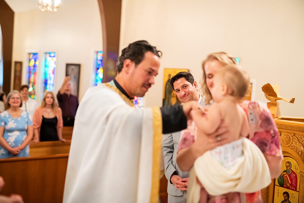 Baptism At Saint Nicholas Greek Orthodox Church