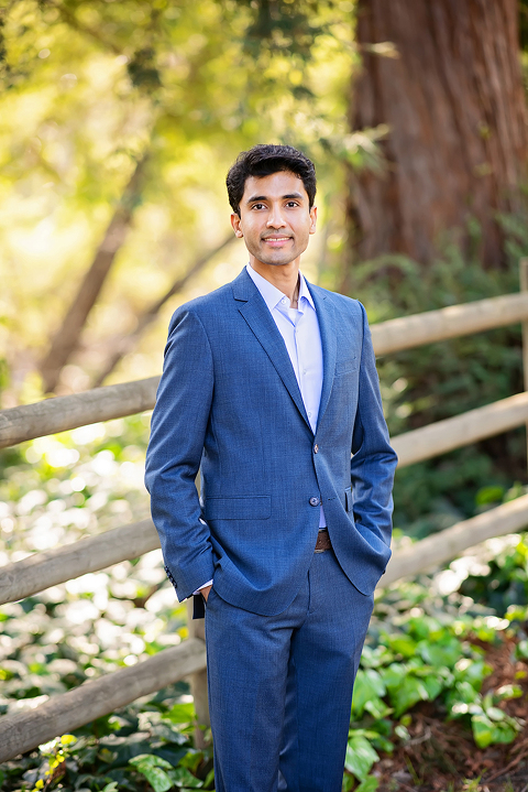 Outdoor business portraits in Los Gatos