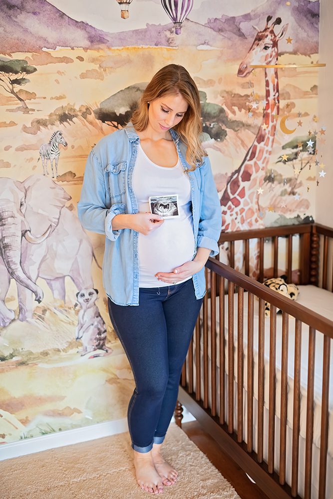 in home maternity portraits in Morgan Hill