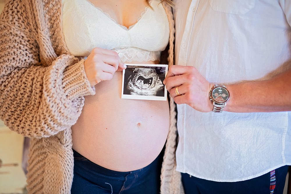 in home maternity portraits in Morgan Hill