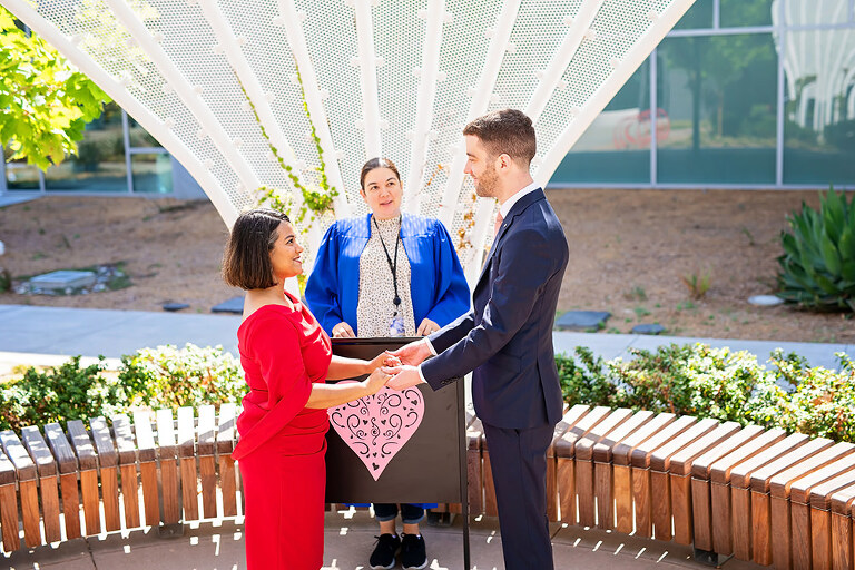 Civil Ceremony At The Santa Clara County Clerks Office