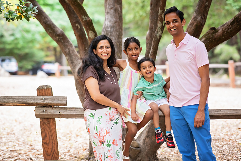 Family portraits in Saratoga