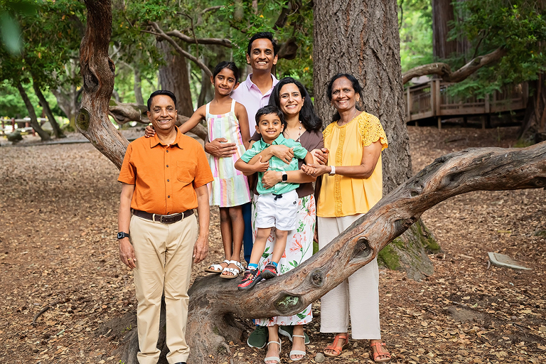 Family portraits in Saratoga