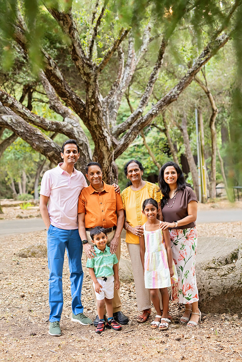 Family portraits in Saratoga