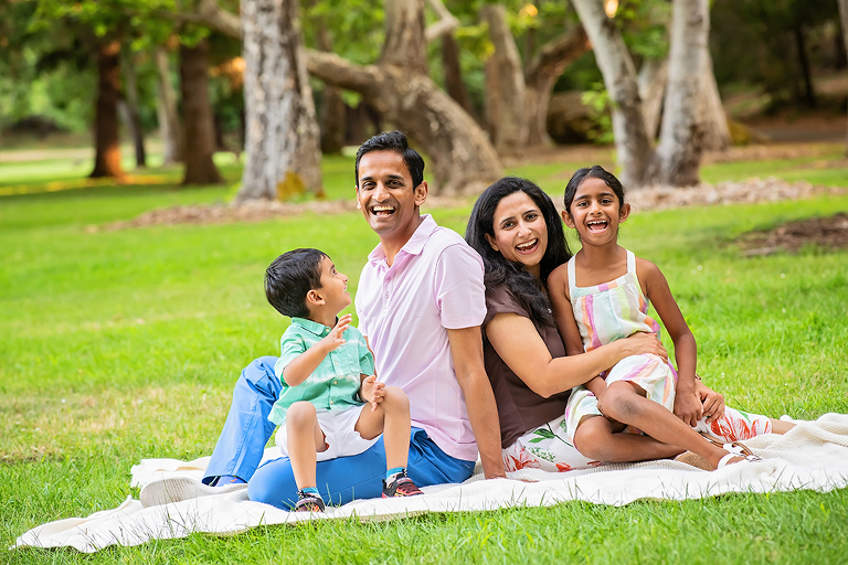 Family portraits in Saratoga